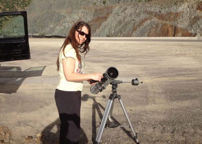 Karen Telescope Solar Eclipse 2012